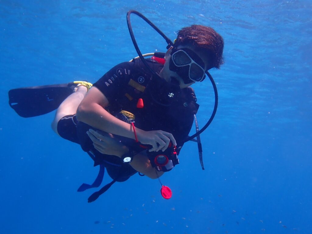 ラチャ島でナイスダイブ