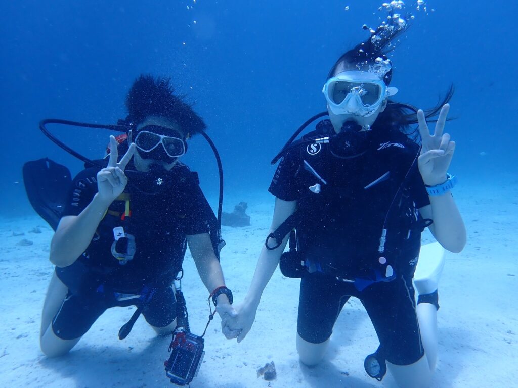 ラチャ島でナイスダイブ